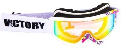 Lyžařské brýle Victory SPV630 white, orange mirror