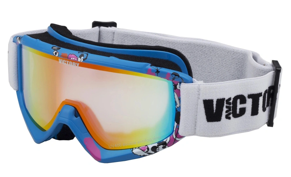 Lyžařské brýle Victory SPV630 blue, orange mirror