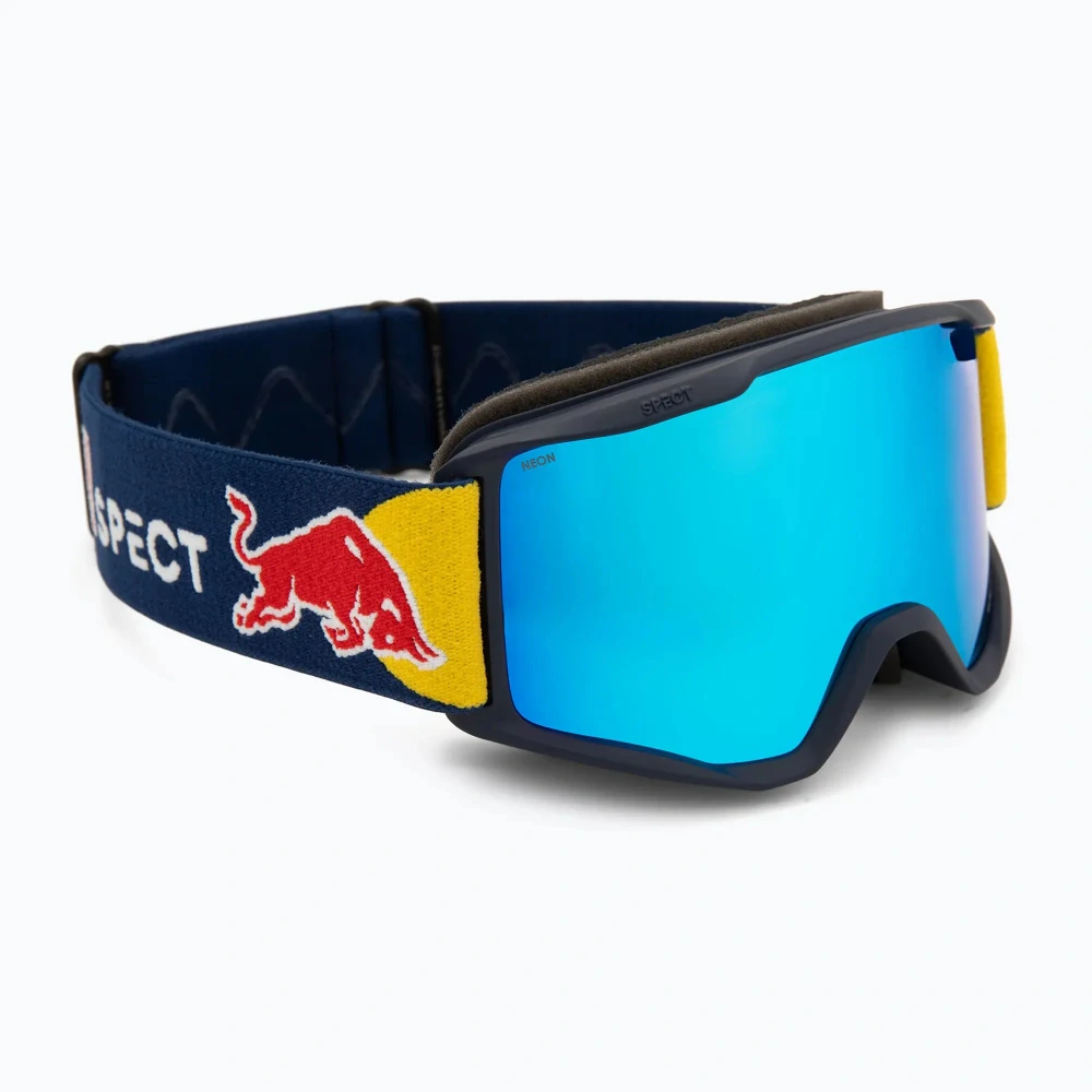 Lyžařské brýle REDBULL SPECT NEON 03BL3, matt blue, blue smoke with blue mirror