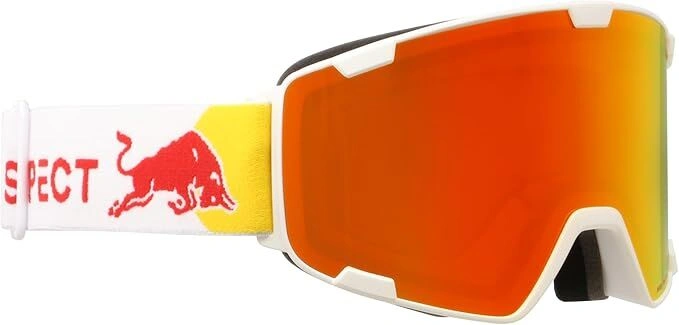Lyžařské brýle REDBULL SPECT PARK 21RE2, matt white, orange with red mirror