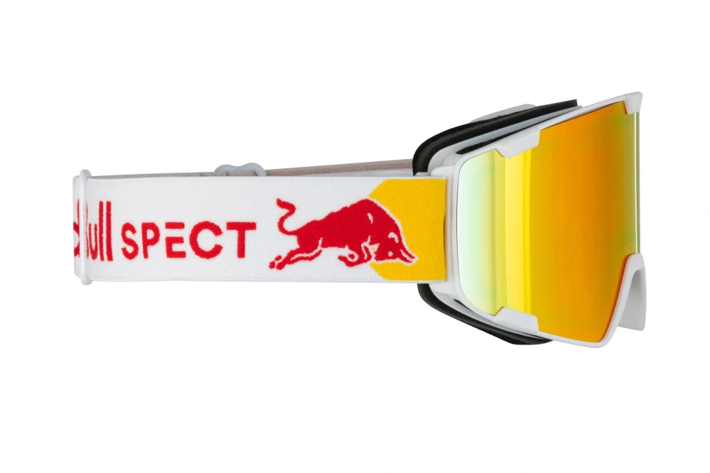 Lyžařské brýle REDBULL SPECT PARK 21RE2, matt white, orange with red mirror