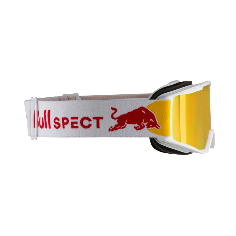 Lyžařské brýle REDBULL SPECT NEON 05RE2, matt white, orange with red mirror