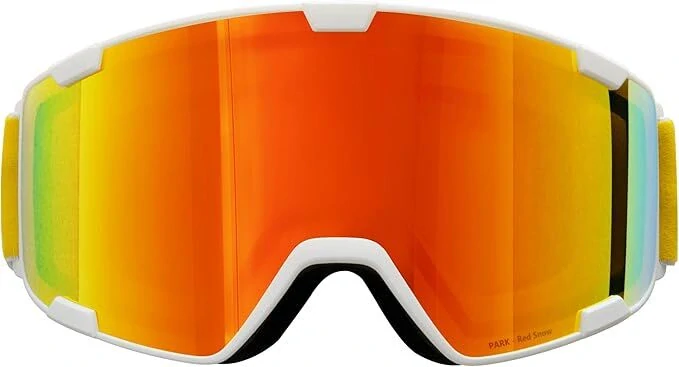 Lyžařské brýle REDBULL SPECT PARK 21RE2, matt white, orange with red mirror