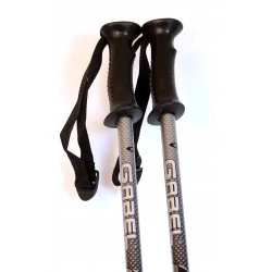 Sjezdové hole GABEL Team 140cm black/silver