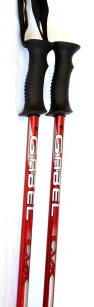 Sjezdové hole GABEL CVX 135cm červené