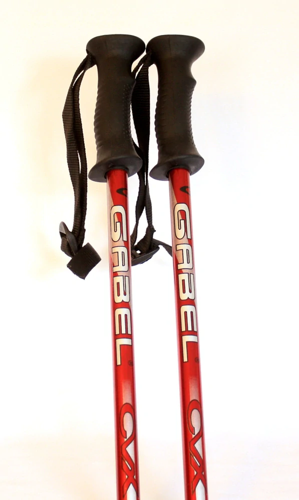 Sjezdové hole GABEL CVX 135cm červené